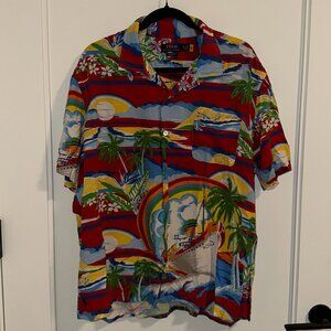 Polo Ralph Lauren Tropical-Print Camp Shirt